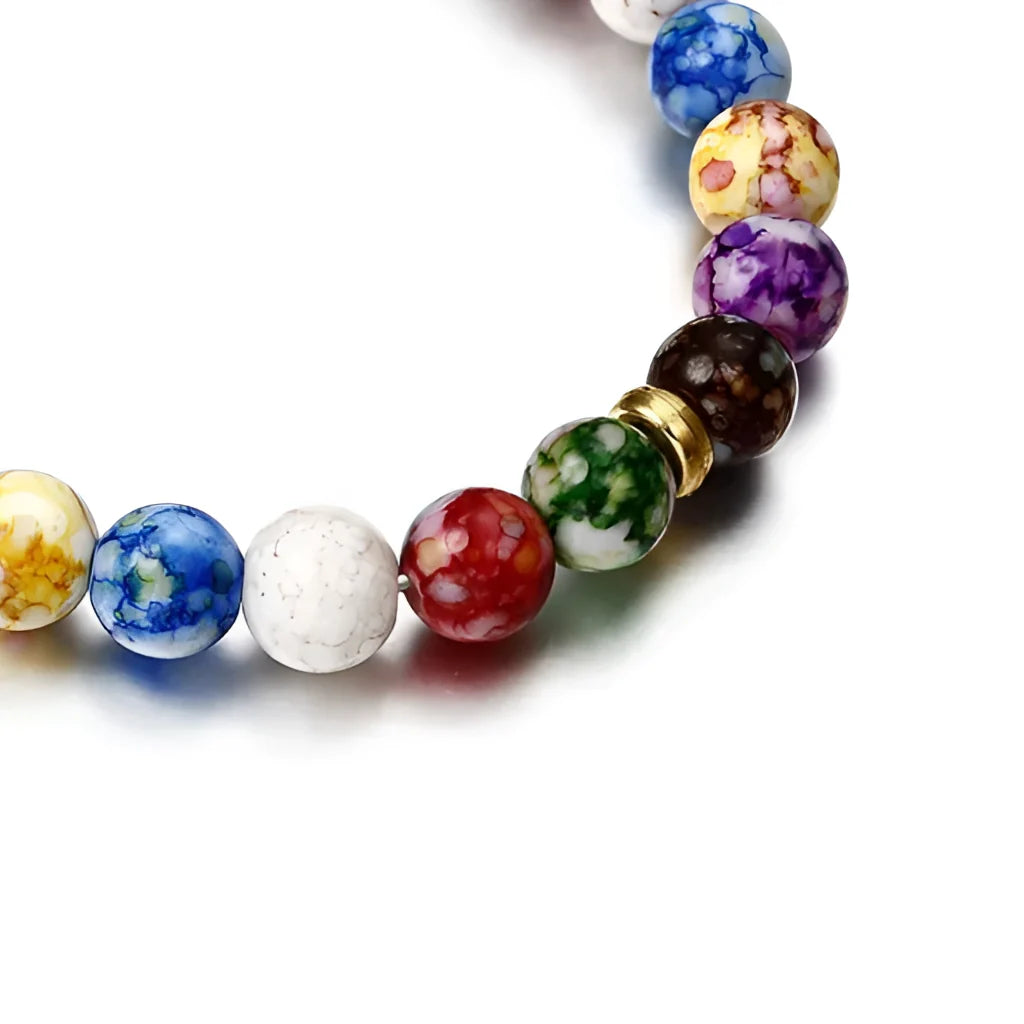 7 Chakra-Heilarmband – Meditationsperlen, mit Reiki angereichertes Energiegleichgewicht
