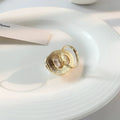 Statement-Ring mit Barockperlen – luxuriöser Cocktail-Schmuck aus Gold für Damen