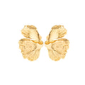 Goldene Ginkgoblatt-Ohrringe – Von der Natur inspirierter eleganter botanischer Schmuck