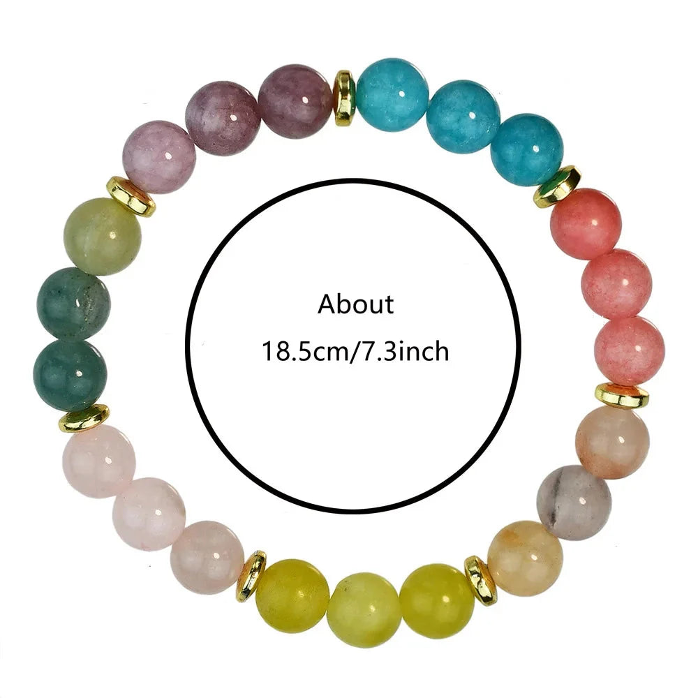 Heilendes Edelsteinarmband zur Stress- und Angstlinderung - handgefertigter Naturstein