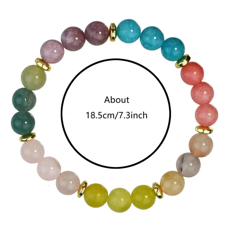 Heilendes Edelsteinarmband zur Stress- und Angstlinderung - handgefertigter Naturstein