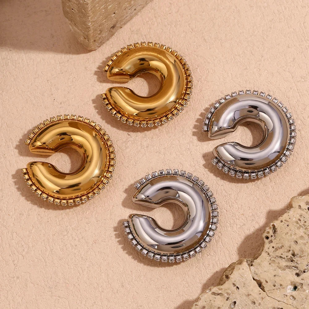 Hypoallergene Creolen zum Anklipsen – bequem und stilvoll