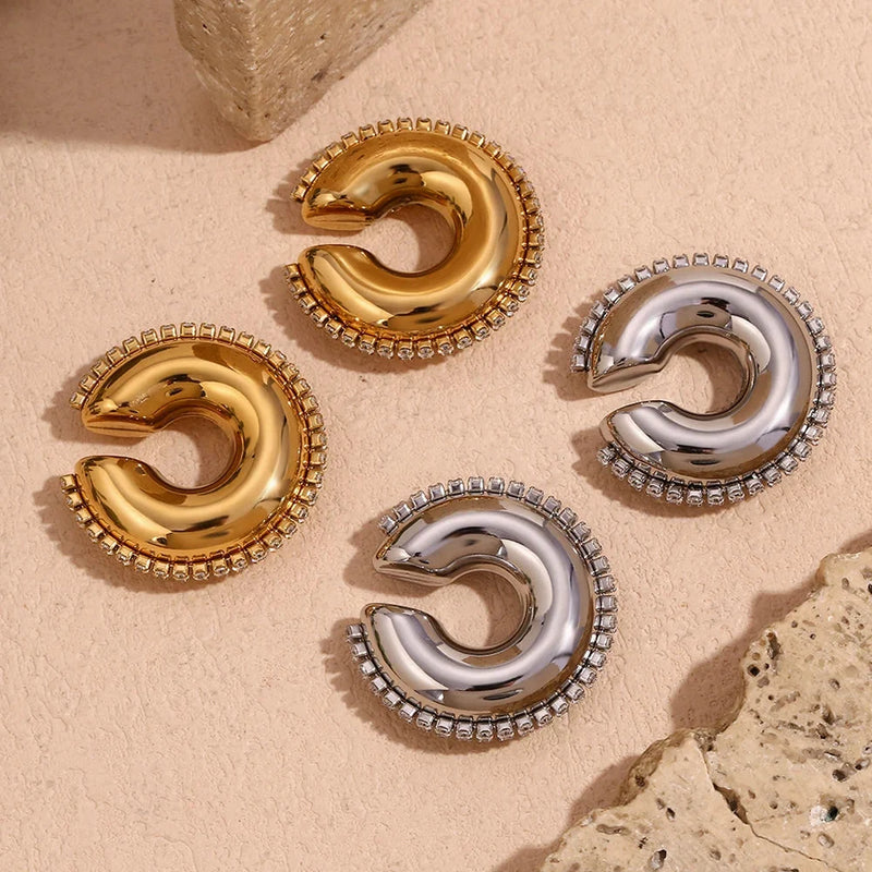 Hypoallergene Creolen zum Anklipsen – bequem und stilvoll