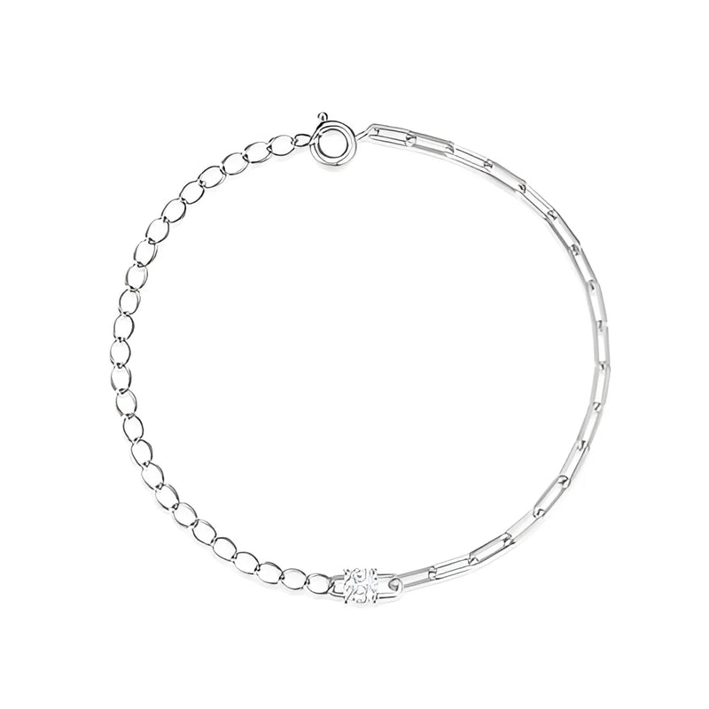 Luxuriöses Damen-Goldkettenarmband mit blauem Topas – verstellbarer Verschluss