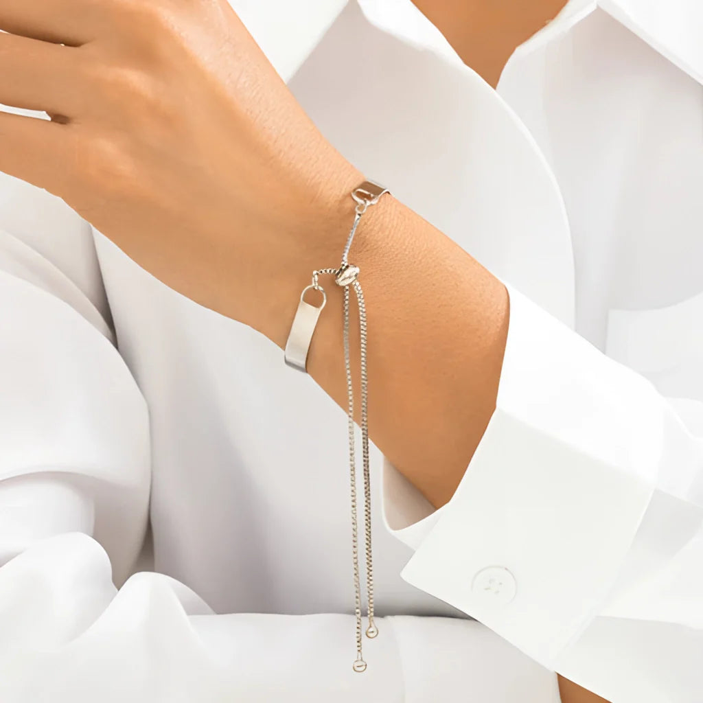 Minimalistisches Goldarmband | Modernes, elegantes Armband | Luxuriöses Armband für Damen