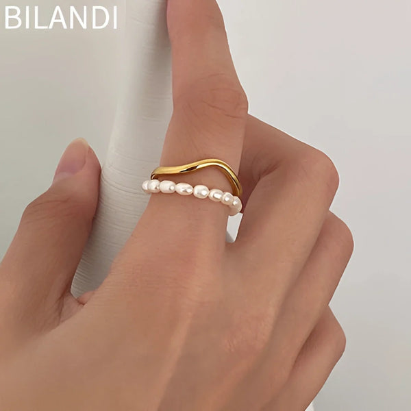 Perlen-Creolen – Gold, Brautschmuck, elegant, Luxusschmuck für Frauen