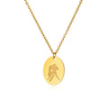 Personalisierte goldene Halskette mit Sternzeichen-Anhänger – individueller Astrologie-Schmuck