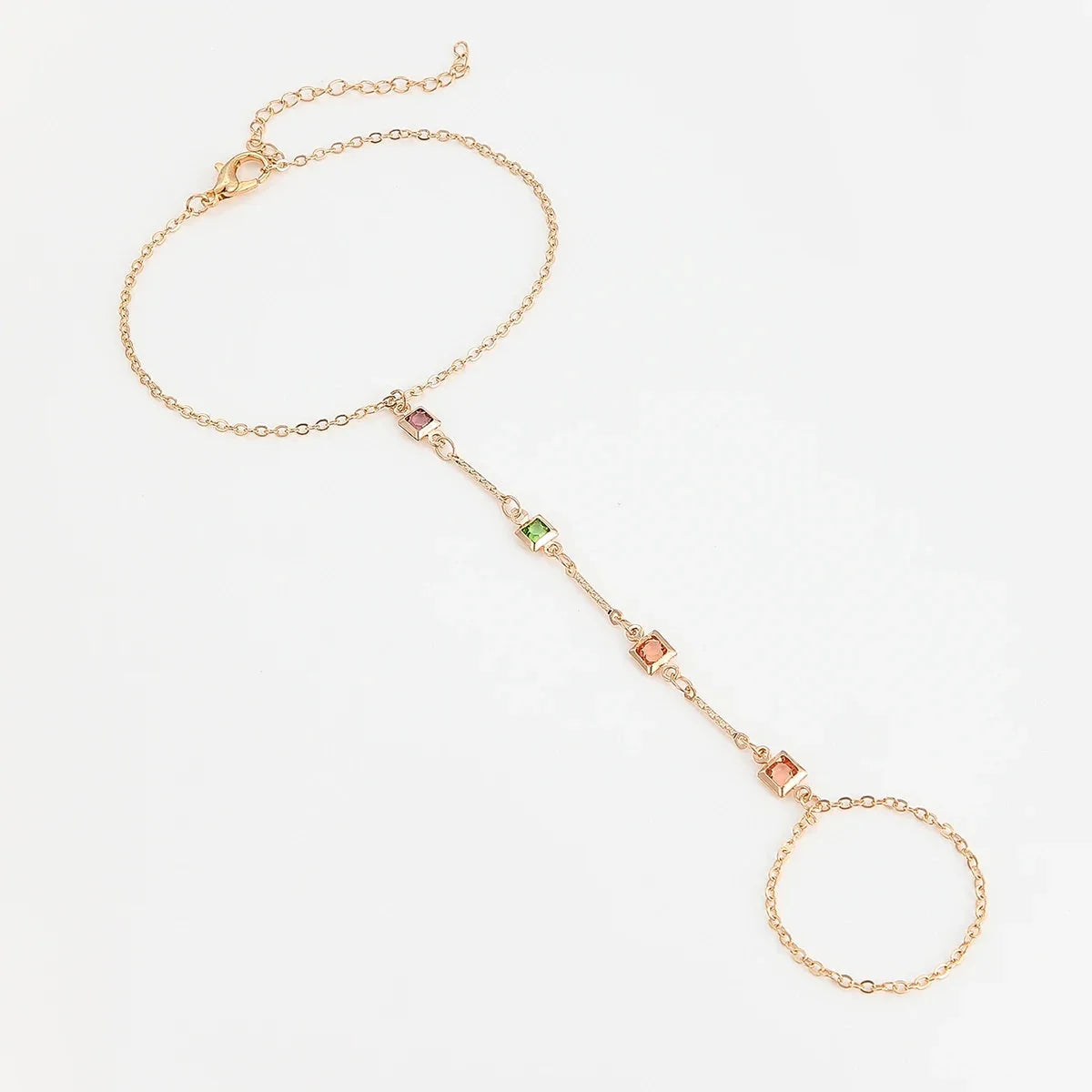 Verstellbares, zierliches Damenarmband mit Sternanhänger - eleganter Schmuck