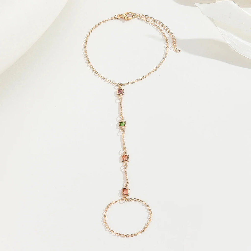 Verstellbares, zierliches Damenarmband mit Sternanhänger - eleganter Schmuck