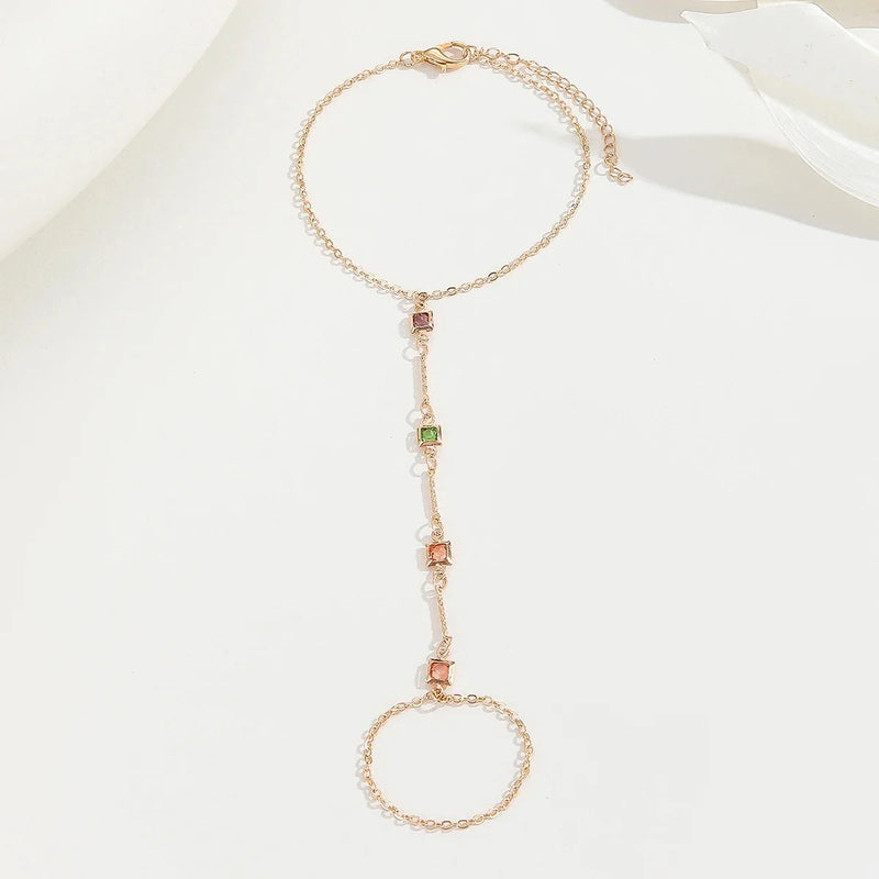 Verstellbares, zierliches Damenarmband mit Sternanhänger - eleganter Schmuck