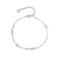 Versilbertes Schmetterlings-Charm-Armband – verstellbarer, eleganter Schmuck