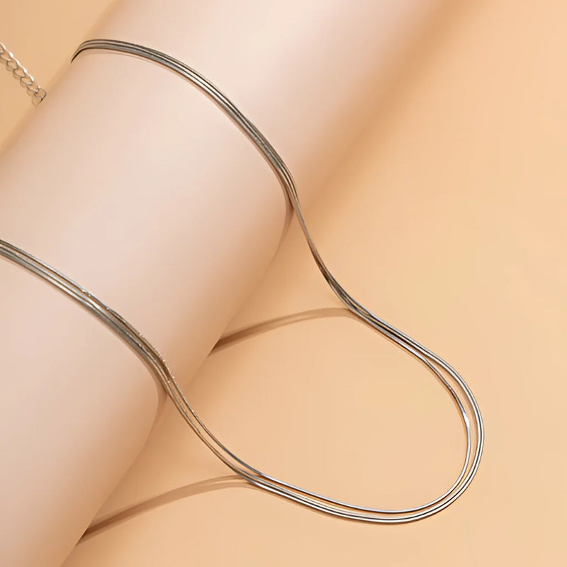 Taillenkette - Minimalistische und zarte Bauchkette in Gold und Silber