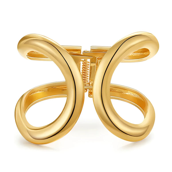 Luxuriöser verstellbarer Goldring mit Doppelband - Skulpturaler Designerschmuck