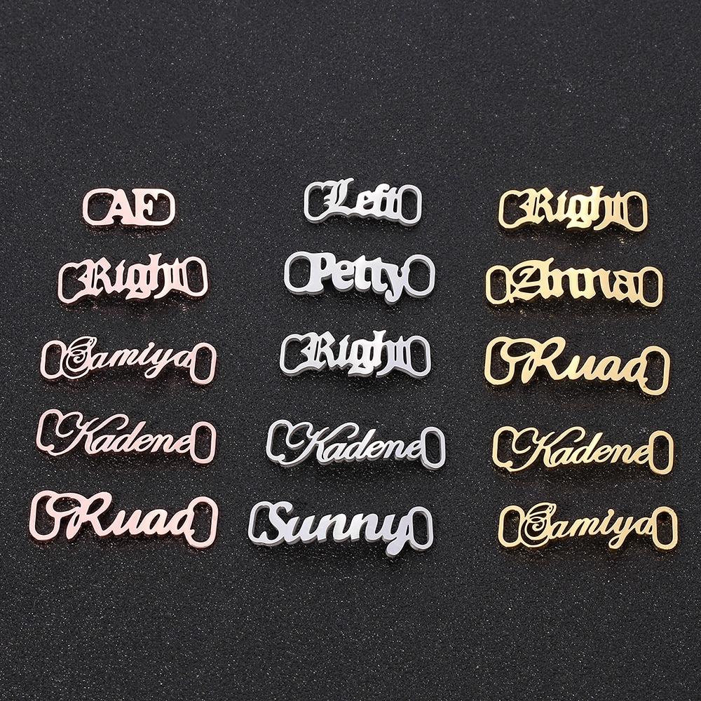 Tolle personalisierte Namens-Schuhanhänger