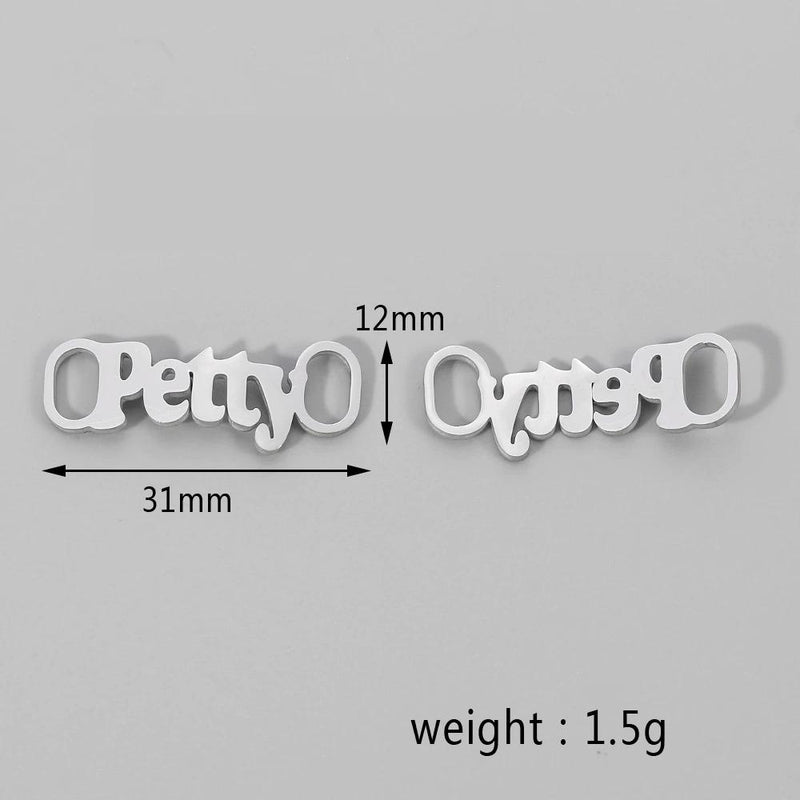 Tolle personalisierte Namens-Schuhanhänger