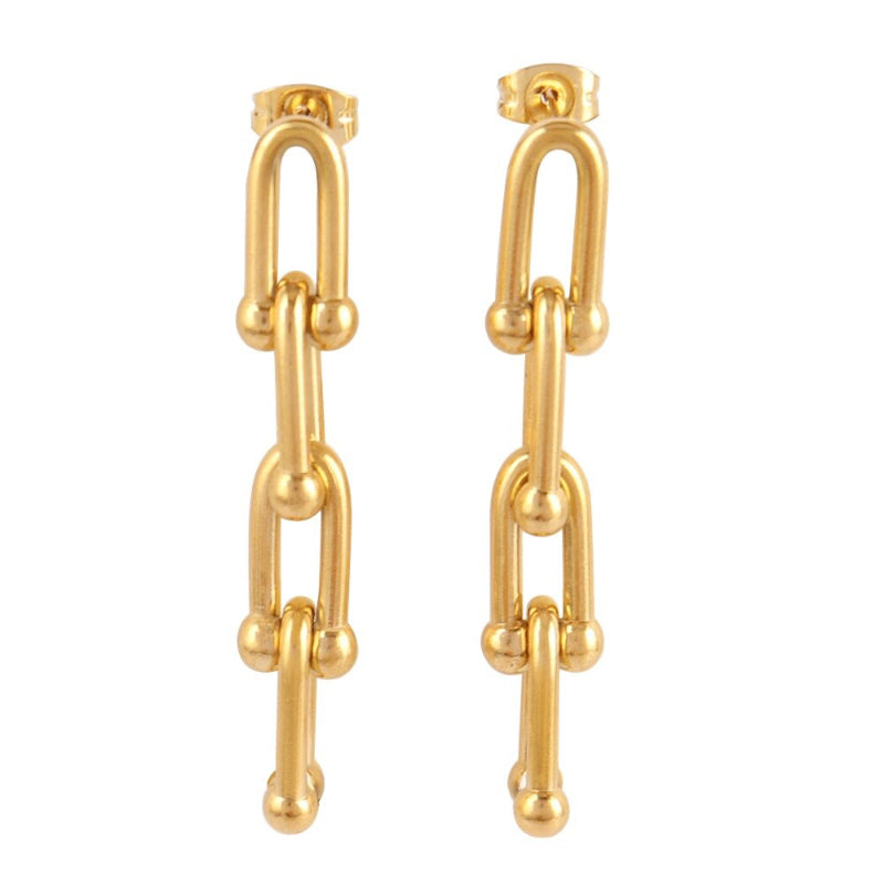 Trendiger, dicker U-förmiger Kettenschmuck für Damen