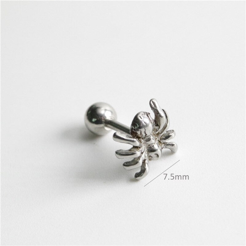 Rebel Sparkle Punk Ästhetische Strass Ohrstecker