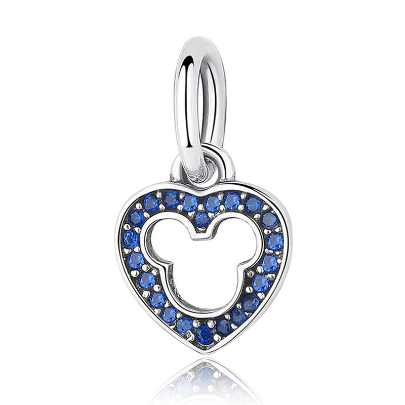 Blaue Strass-Charm-Perlen