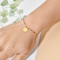 Bohemian Chic Bunte Perlen Personalisierte A-Z Initial Charm Armbänder