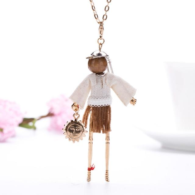 Bohemian Fashionista Perlen Puppe Halskette