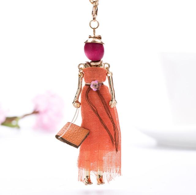 Bohemian Fashionista Perlen Puppe Halskette