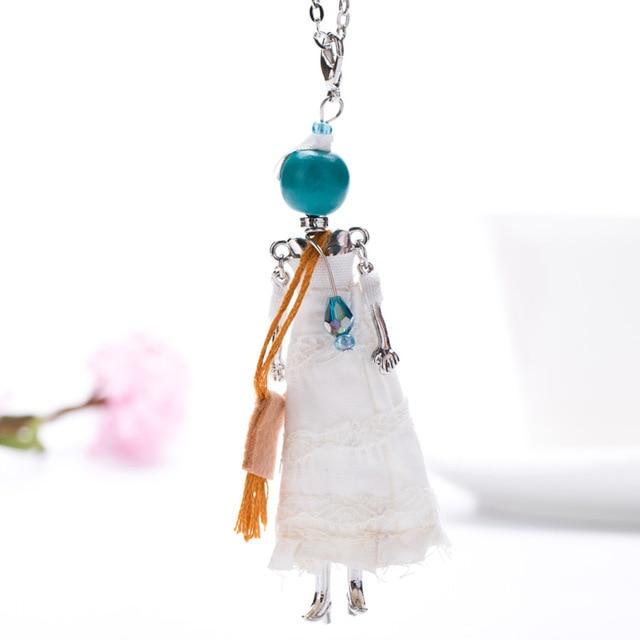 Bohemian Fashionista Perlen Puppe Halskette