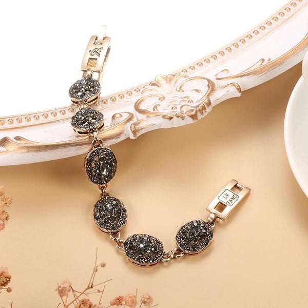 Böhmisches Armband mit Strass-Anhänger