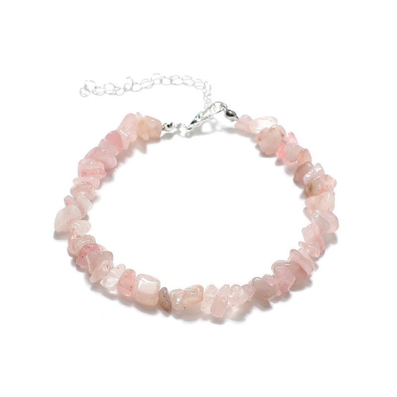 Böhmischer Stil Naturstein Perlen Choker Halsketten und Armbänder Schmuck