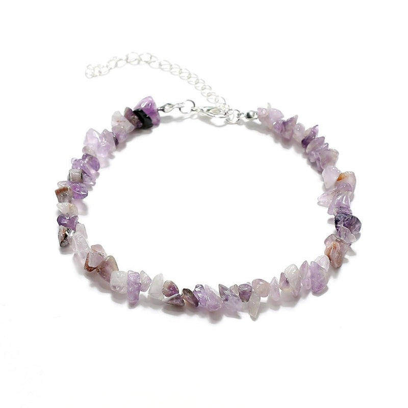 Böhmischer Stil Naturstein Perlen Choker Halsketten und Armbänder Schmuck