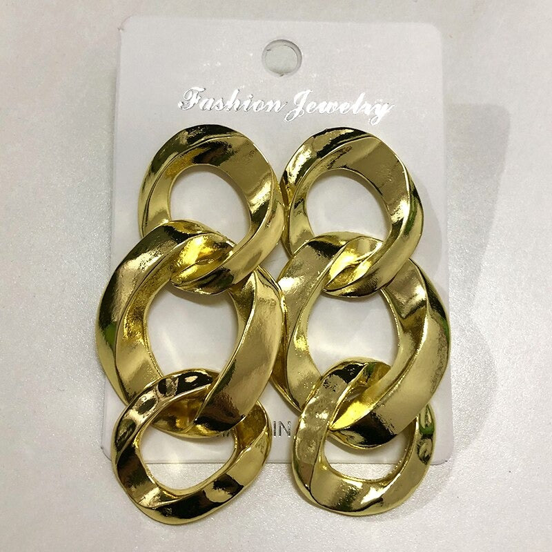 Ohrringe im Vintage-Stil mit Perlen und Strasssteinen im Bohemian-Stil