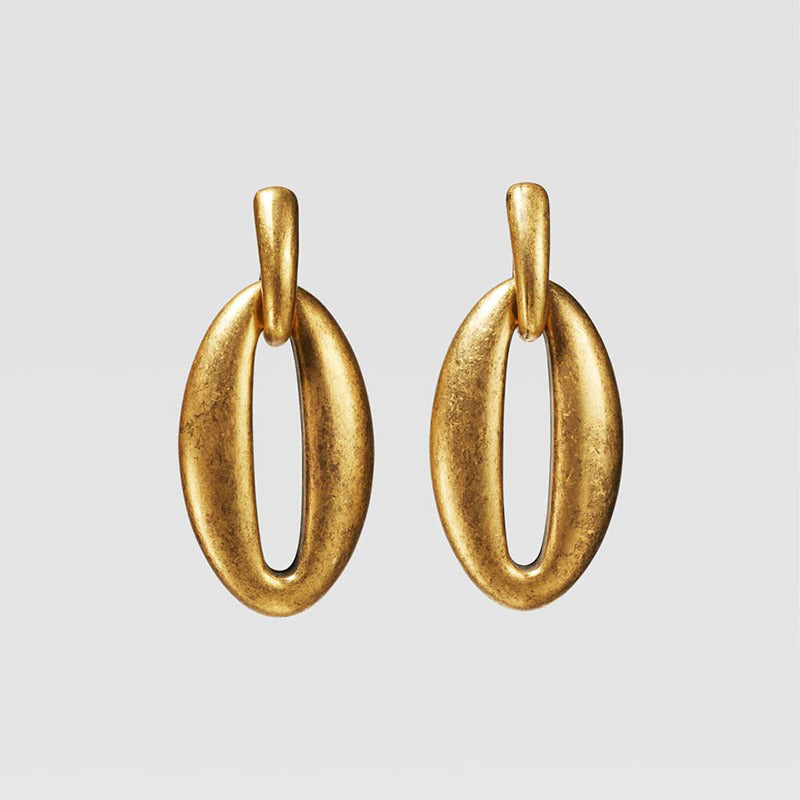 Ohrringe im Vintage-Stil mit Perlen und Strasssteinen im Bohemian-Stil