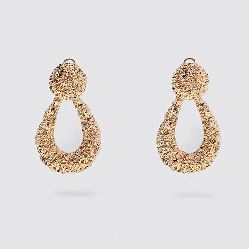 Ohrringe im Vintage-Stil mit Perlen und Strasssteinen im Bohemian-Stil