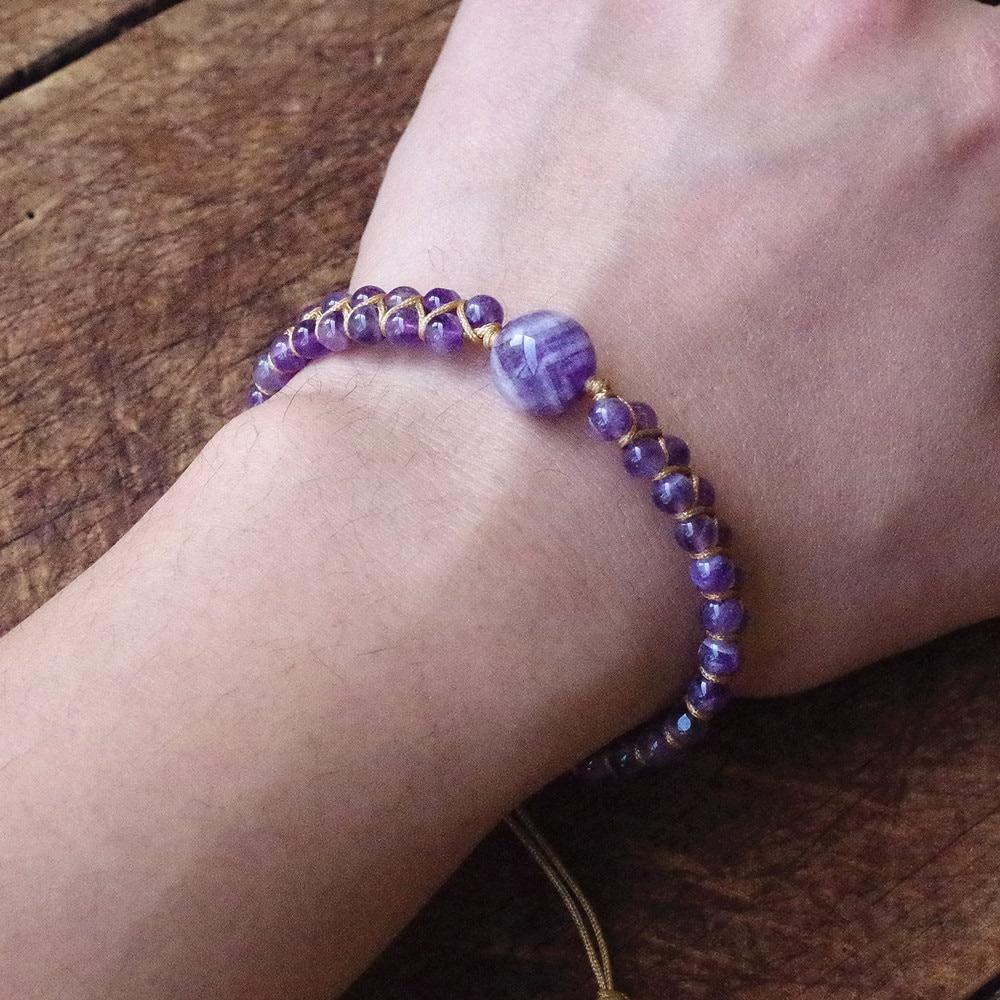 Geflochtenes Marmor-Charm-Armband