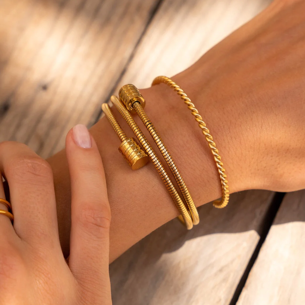Gedrehtes Armreif