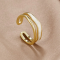 Doppelter Emaille-Ring