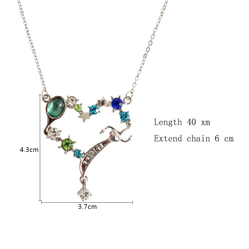 Halskette mit Anhänger „Himmlischer Mond“