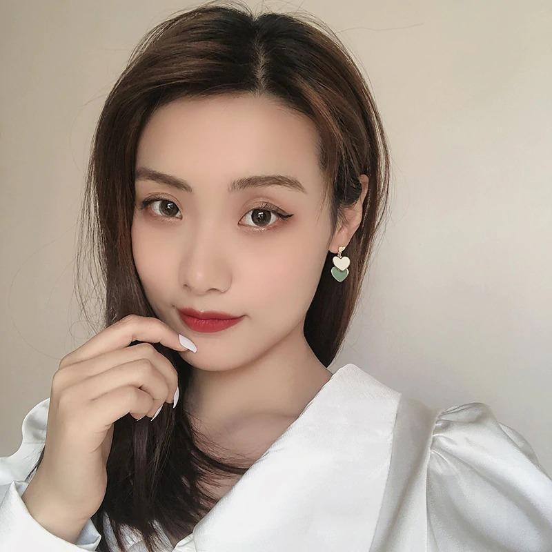 Charmante Doppelherz-Ohrhänger