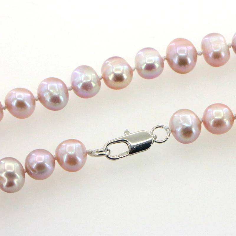 Charmantes Perlen-Halsband und Ohrringe-Schmuckset