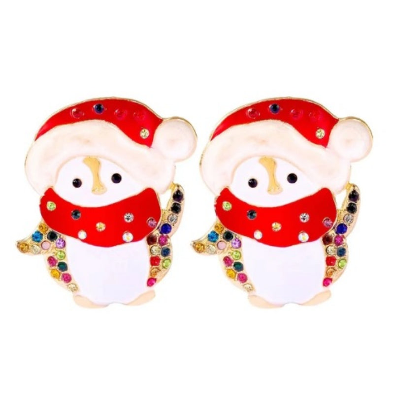 Festliche Weihnachtskollektion modischer Statement-Ohrringe