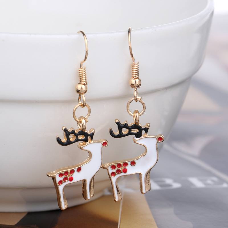 Weihnachts-Sonder-Emaille-Ohrringe