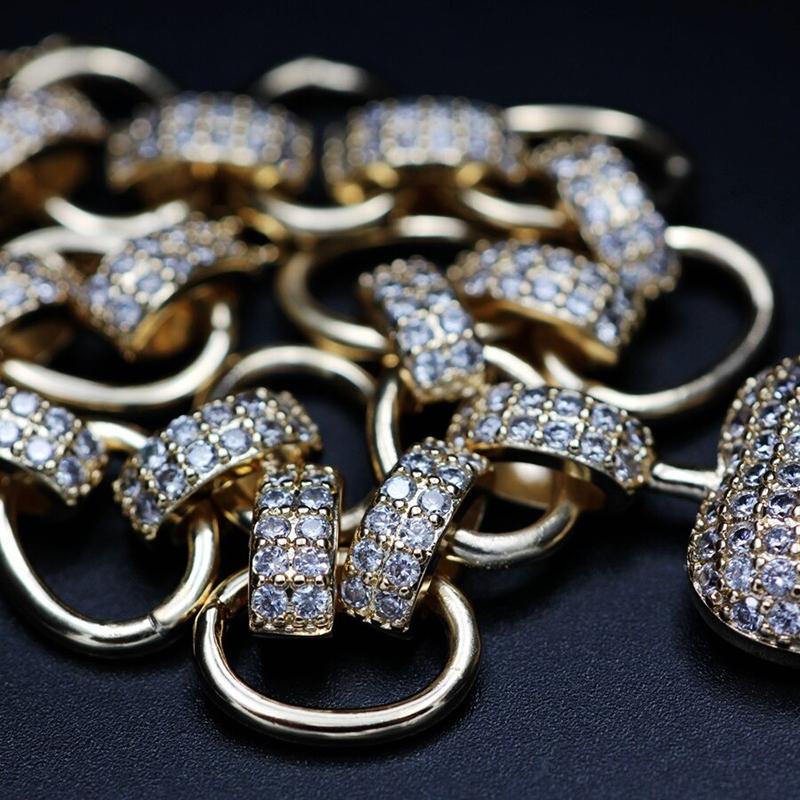 Choker-Halskette in Herzform mit dicker Kette