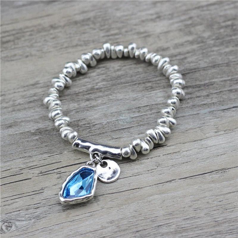 Klassisch elegante Mode unregelmäßige Strass Form verstellbare Armbänder