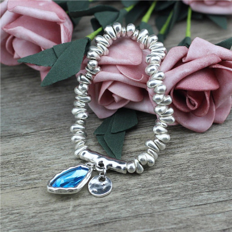 Klassisch elegante Mode unregelmäßige Strass Form verstellbare Armbänder