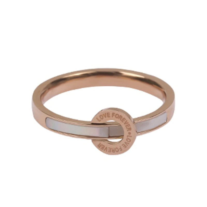 Klassische Mode Romantische Liebe Für Immer Ringe