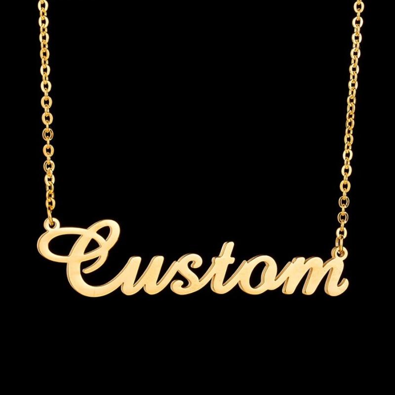 Klassische Halskette mit personalisiertem Anhänger