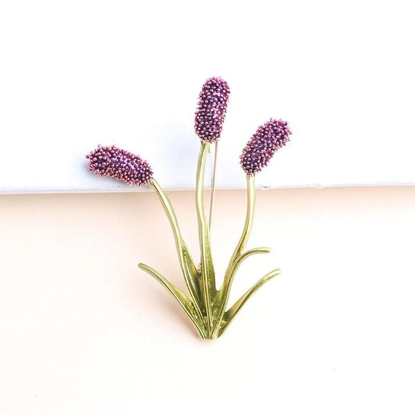 Edle, zierliche Broschennadeln aus Fuchsschwanzgras