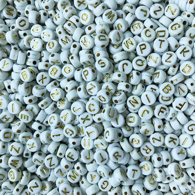 Bunte Perlen Buchstaben Bohemian Sommer Strand Armbänder und Halsketten