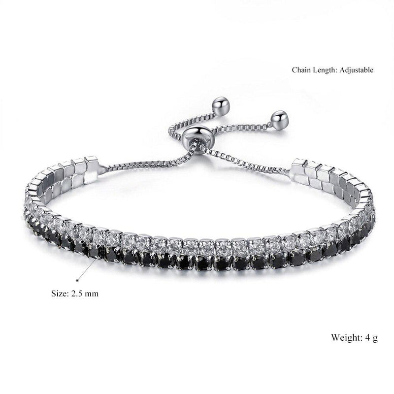 Buntes Tennisarmband mit Zirkonia