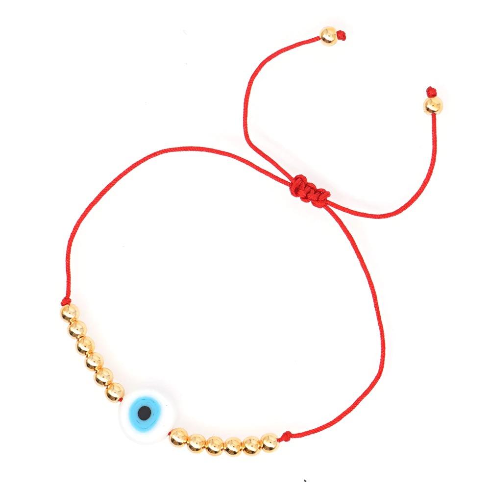 Bunte Charm-Armbänder mit Augenperlen