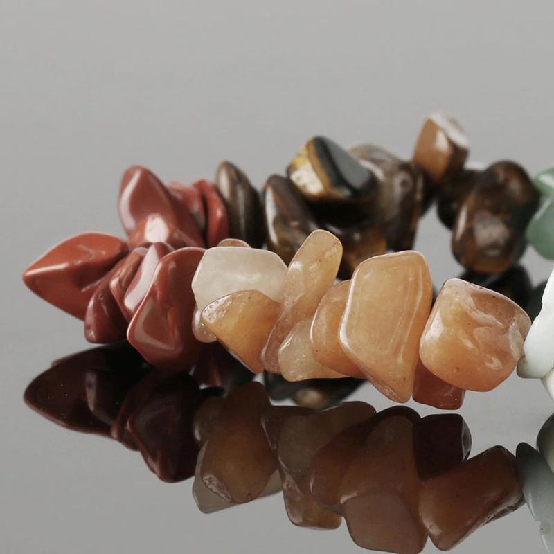 Buntes Armband mit gemischten Chakra-Perlen